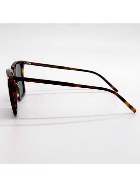 New Saint Laurent Square Havana Green Women Sunglasses SL474 002 main image 9